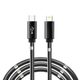 Kabel Typ C na iPhone Lightning 8-pin  PD18W magnetic 3A černý 1m