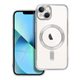 Obal / kryt na Apple iPhone 13 stříbrný - Electro Mag Cover