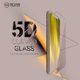 Edzett / védőüveg Huawei P40 Lite E fekete - 5D Full Glue Roar Glass