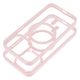 Obal / kryt na Apple iPhone 13 Pro ružové - Color Edge Mag Cover