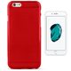 Obal / kryt na Apple iPhone 7 Plus / 8 Plus červené - Jelly Case Brush