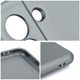 Obal / kryt na Apple iPhone 12/12 Pro sivé - METALLIC Puzdro