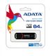 ADATA UV150 USB 3.2 64 GB-os flash meghajtó - Fekete