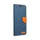 Pouzdro / obal na Samsung Galaxy A02 modré - knížkové Canvas Book case