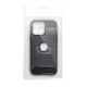 Puzdro / kryt pre Apple iPhone 5 / 5S / SE čierne - Forcell CARBON