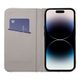 Puzdro / obal pre Apple iPhone 14 PRO MAX modré - kniha Smart magneto