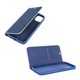 Pouzdro / obal na Samsung Galaxy A41 modré - knížkové Luna Carbon