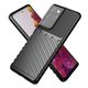 Csomagolás / borító Samsung Galaxy S21 Ultra fekete - Forcell THUNDER