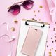 tok / borító Samsung Galaxy S21 rózsaszín - könyv Magnet Book