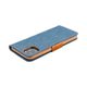 Puzdro / obal pre Samsung Galaxy A33 5G modrý - kniha CANVAS