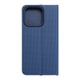 Pouzdro / obal na Apple iPhone 14 Pro modrý - knížkový Forcell LUNA  Carbon
