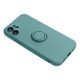 Obal / kryt na Samsung Galaxy A52 5G / A52 LTE (4G) / A52S green zelený - Forcell SILICONE RING