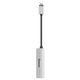 BASEUS HF adapter Apple Lightning 8-tűhöz 2x Apple Lightning 8-tű + 3,5 mm-es jack 3.5mm L52 CALL52-91 ezüst-fekete adapterhez