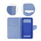 Puzdro / obal univerzálny (5,3-5,8") modrý - kniha Fancy Book Leather