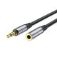 Kabel 3.5mm audio prodlužovací 2m černý - HOCO