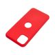 Obal / kryt na Apple iPhone 14 PRO MAX ( 6.7 ) červený - Forcell SILICONE