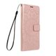Puzdro / obal pre Apple iPhone 12 / 12 Pro old pink mandala - kniha Forcell MEZZO