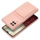Tok / borító Samsung Galaxy A12 rózsaszín Forcell CARD CASE tok / borító Samsung Galaxy A12 rózsaszín