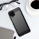 Fedél / borító Samsung Galaxy A12 fekete - Carbon Case