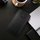 Puzdro / obal pre Samsung Note/Note 2/Note 3 čierny - zaťahovací Forcell Deko