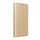 Puzdro / obal pre Samsung Galaxy S22 Ultra gold - kniha Smart Case Book