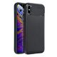 Obal / kryt na Apple iPhone X / XS černý - Forcell CARBON