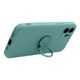 Obal / kryt na Samsung Galaxy A32 5G zelený - Forcell Silicone RING Case
