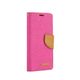 Puzdro / obal pre Samsung Galaxy A6 Plus ružové - kniha Canvas