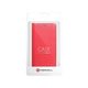 Puzdro / obal pre Samsung Galaxy A42 5G červený - kniha Luna Book Silver