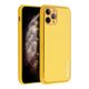 Obal / kryt na Apple iPhone 11 Pro ( 5,8" ) žlutý - Forcell LEATHER