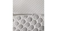 Anatomický polštář DREAMPUR® z latexové pěny Grey dots profilovaný