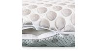 Anatomický polštář DREAMPUR® z latexové pěny Grey dots perforovaný 40x60cm