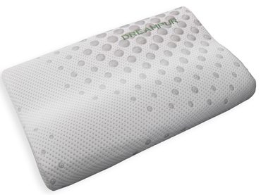 Anatomický vankúš z latexovej peny DREAMPUR® grey dots profilovaný