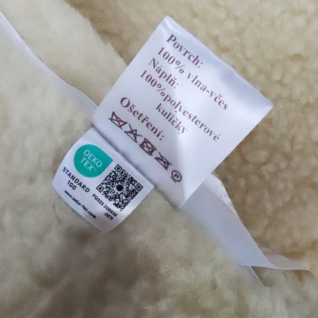 Vankúš Merino ovčia vlna