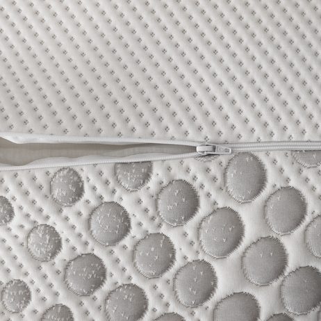 Anatomický polštář DREAMPUR® z latexové pěny Grey dots profilovaný