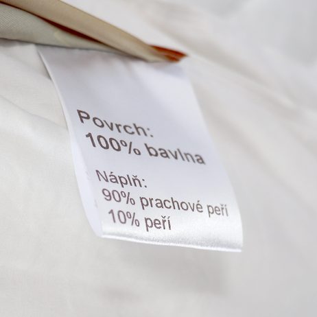 Luxusná kazetová prikrývka z peria Down & feather collection