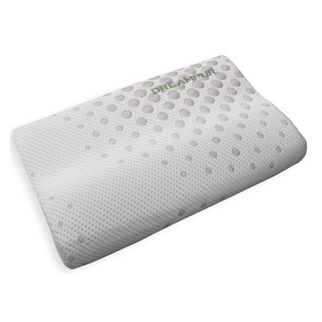 Anatomický polštář DREAMPUR® z latexové pěny Grey dots profilovaný