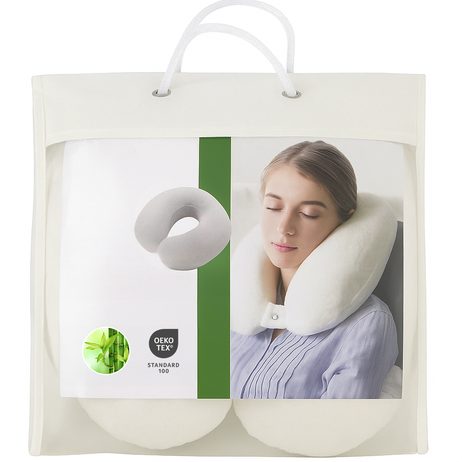 Šijový vankúšik VISCOPUR® bamboo 31x31x8 cm