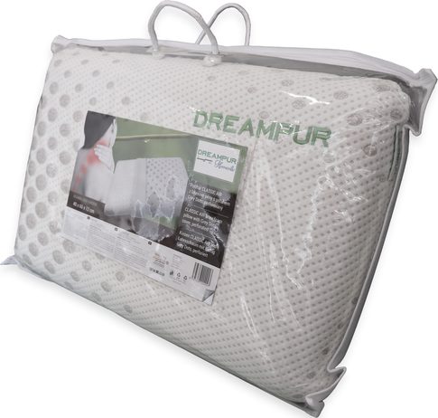 Anatomický vankúš DREAMPUR z latexovej peny CLASSIC AIR SOFT perforovaný 40x60cm