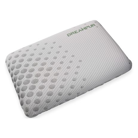 Anatomický polštář DREAMPUR® z latexové pěny Grey dots perforovaný 40x60cm