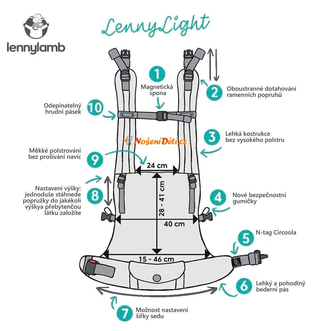 LennyLight nosítko na miminko