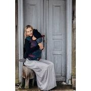 LENNYHYBRID NOSÍTKO STANDARD - PEACOCK'S TAIL - BLACK OPAL (MERINO, HEDVÁBÍ, KAŠMÍR) - LENNYHYBRID - NOSÍTKA