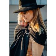 LENNY LAMB RING SLING - PITCH BLACK (MERINO) - STANDARD 1,8 M - LENNYLAMB RING SLING - ŠÁTKY