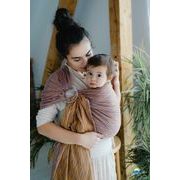 LITTLE FROG RING SLING - PURPLE FLAMES - S (1,7 M) - LITTLE FROG /BELOVED SLINGS RING SLING{% if kategorie.adresa_nazvy[0] != zbozi.kategorie.nazev %} - ŠÁTKY{% endif %}