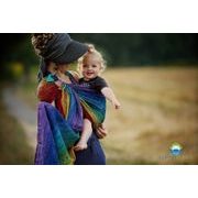 LITTLE FROG RING SLING - RAINBOW HARMONY - S - LITTLE FROG /BELOVED SLINGS RING SLING{% if kategorie.adresa_nazvy[0] != zbozi.kategorie.nazev %} - ŠÁTKY{% endif %}