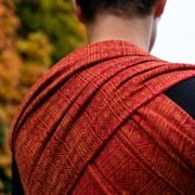 DIDYMOS INDIO RUBÍN-MANDARINKA - VZORY INDIO/PRIMA - ŠÁTKY