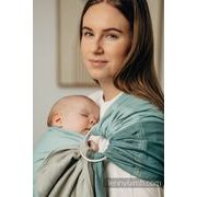 LENNY LAMB BASIC LINE RING SLING- LITTLE HERRINGBONE BABY MINT - STANDARD 1,8 M - LENNYLAMB RING SLING - ŠÁTKY