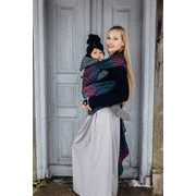 LENNYHYBRID NOSÍTKO STANDARD - PEACOCK'S TAIL - BLACK OPAL (MERINO, HEDVÁBÍ, KAŠMÍR) - LENNYHYBRID - NOSÍTKA