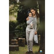 LITTLE FROG JACQUARD RING SLING - LOVELY FOG - SIZE M (2,1 M) - LITTLE FROG /BELOVED SLINGS RING SLING - ŠÁTKY