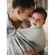 LITTLE FROG RING SLING PURE LINEN LIGHT FOG - S (1,7 M) - LITTLE FROG /BELOVED SLINGS RING SLING - ŠÁTKY